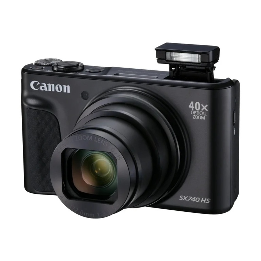 Canon SX740 HS Compact Digital Camera — Black - Picture 3 of 10